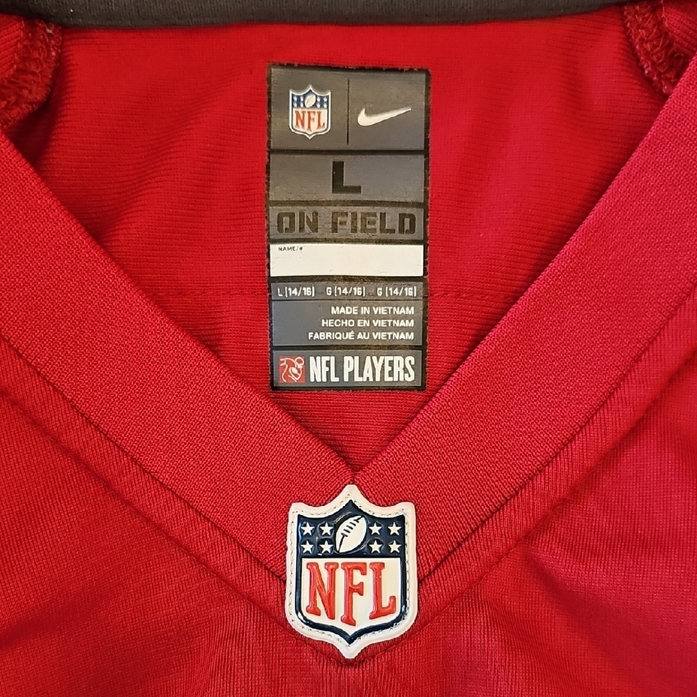 Nike NFL 49ers "On Field" Jimmy Garoppolo #10 Women's Jersey Red/White Size L - Picture 7 of 9